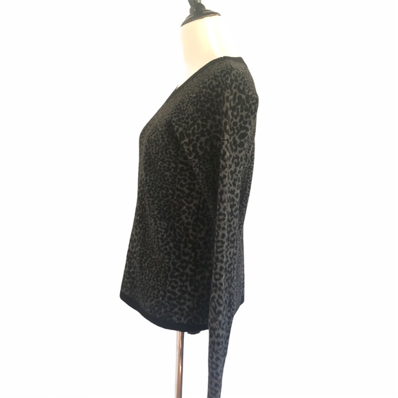 Joie soft animal print sweater size M - Picture 2 of 11